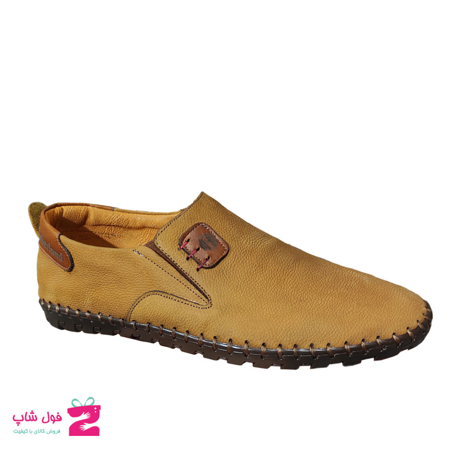 کفش مردانه اسپرت چرم طبیعی گاوی تبریز کد 1672