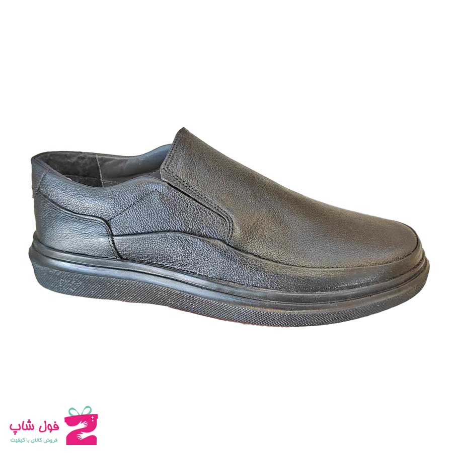 کفش طبی راحتی مردانه چرم طبیعی تبریز کد  1914
