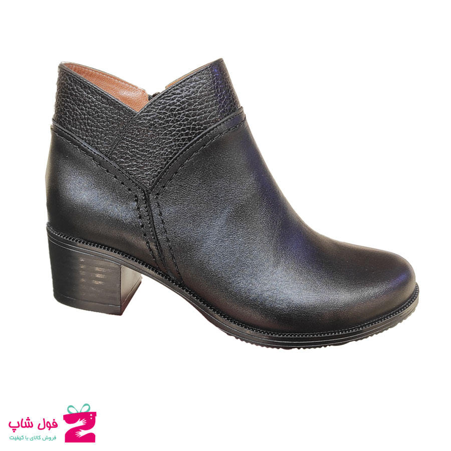 نیم بوت  زنانه چرم  طبیعی تبریز کد 2142