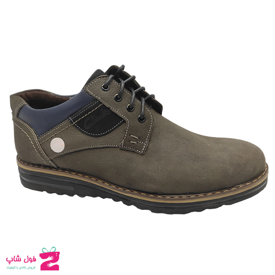 کفش طبی راحتی مردانه چرم طبیعی تبریز کد 2277
