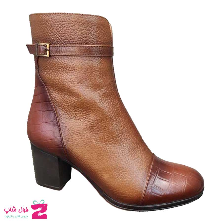 نیم بوت  مجلسی زنانه چرم  طبیعی تبریز کد 2313
