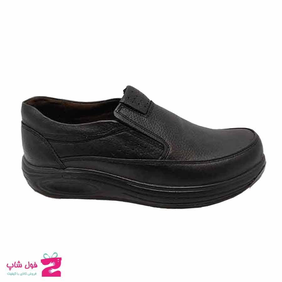 کفش طبی راحتی مردانه چرم طبیعی تبریز کد 2449