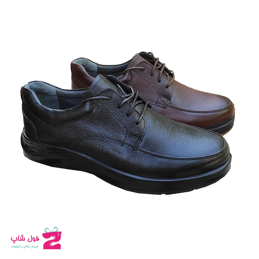 کفش مردانه طبی چرم طبیعی تبریز کد 3357