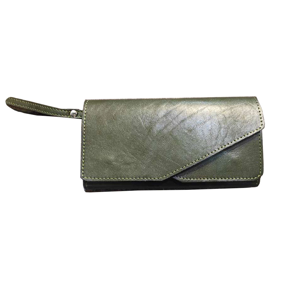 کیف پول زنانه چرم طبیعی  تبریز کد 1384