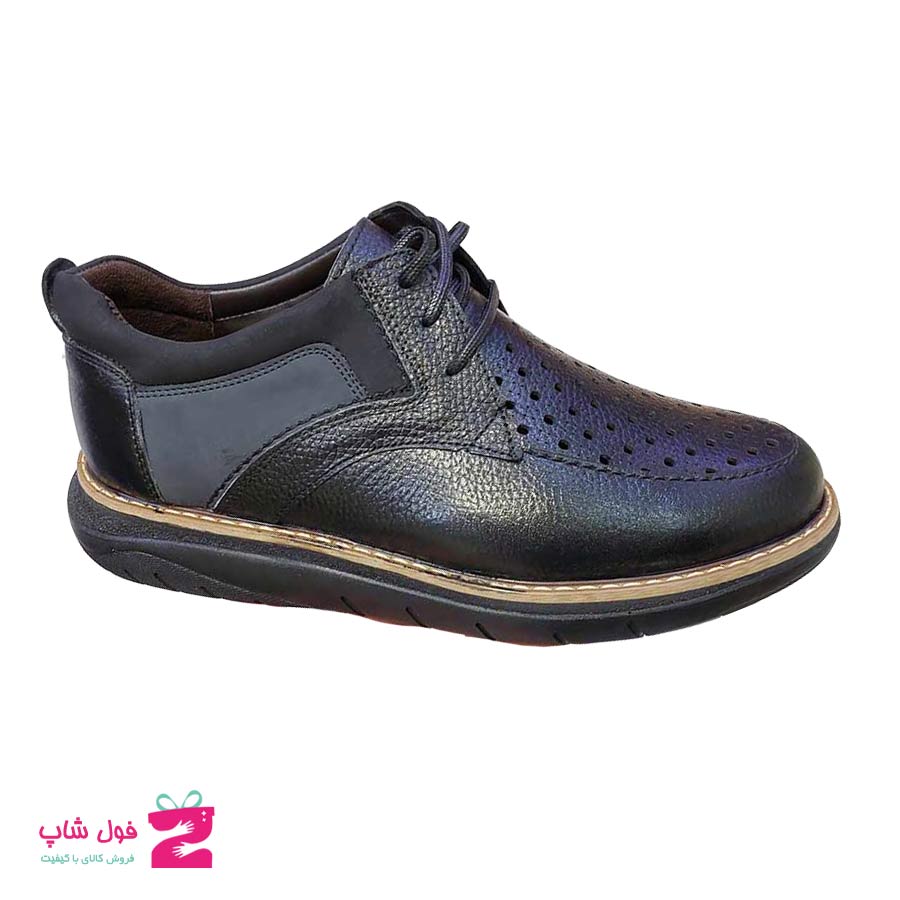 کفش تابستانی  طبی راحتی مردانه چرم طبیعی تبریز کد 2794