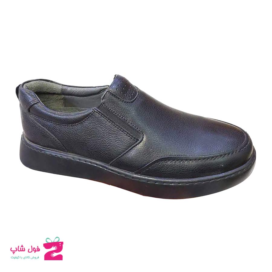 کفش طبی راحتی مردانه چرم طبیعی تبریز کد 2797