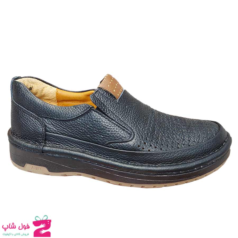 کفش تابستانی  طبی راحتی مردانه چرم طبیعی تبریز کد 2930