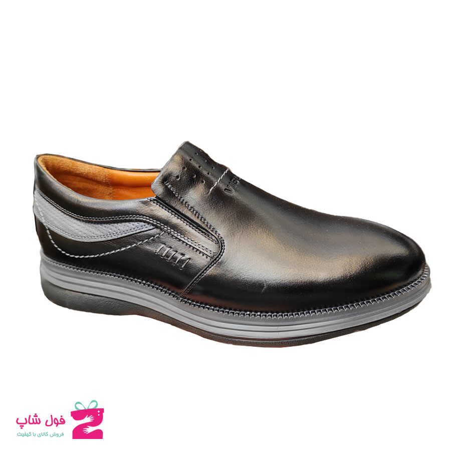 کفش طبی راحتی مردانه چرم طبیعی تبریز کد 1785