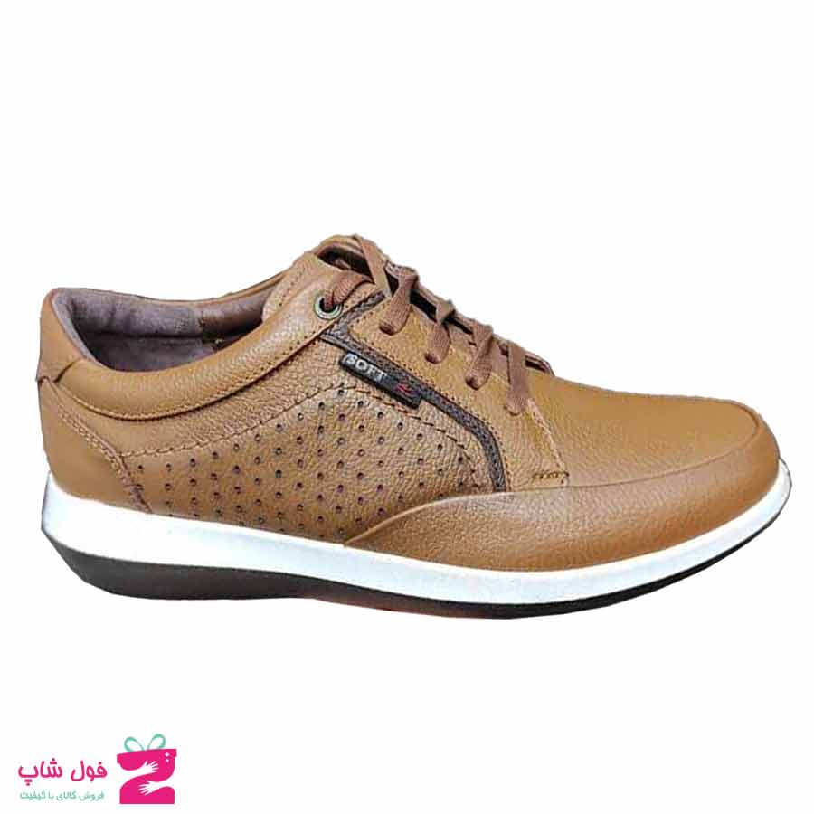 کفش مردانه اسپرت چرم طبیعی گاوی تبریز کد 2392