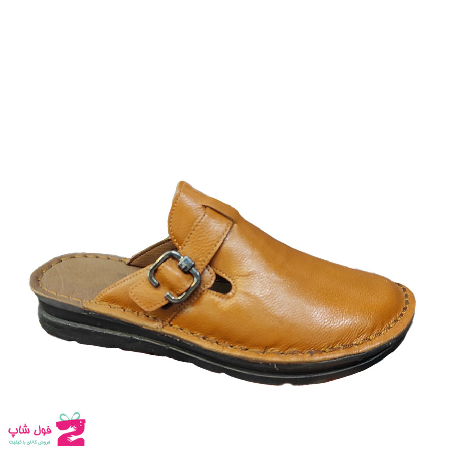 صندل طبی زنانه چرم طبیعی  گاوی تبریز کد 1690