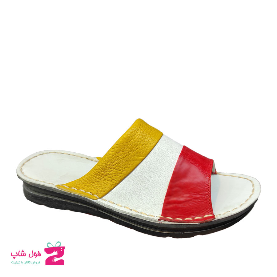 صندل طبی زنانه چرم طبیعی  گاوی تبریز کد 1691
