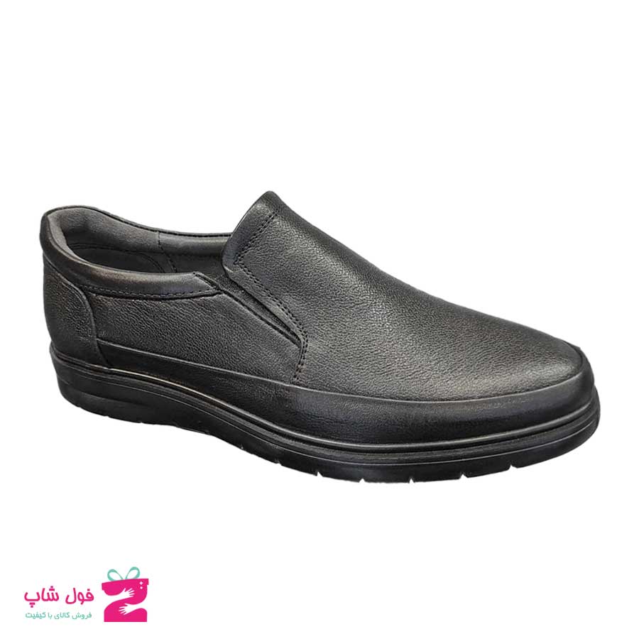 کفش طبی راحتی مردانه چرم طبیعی تبریز کد  1822