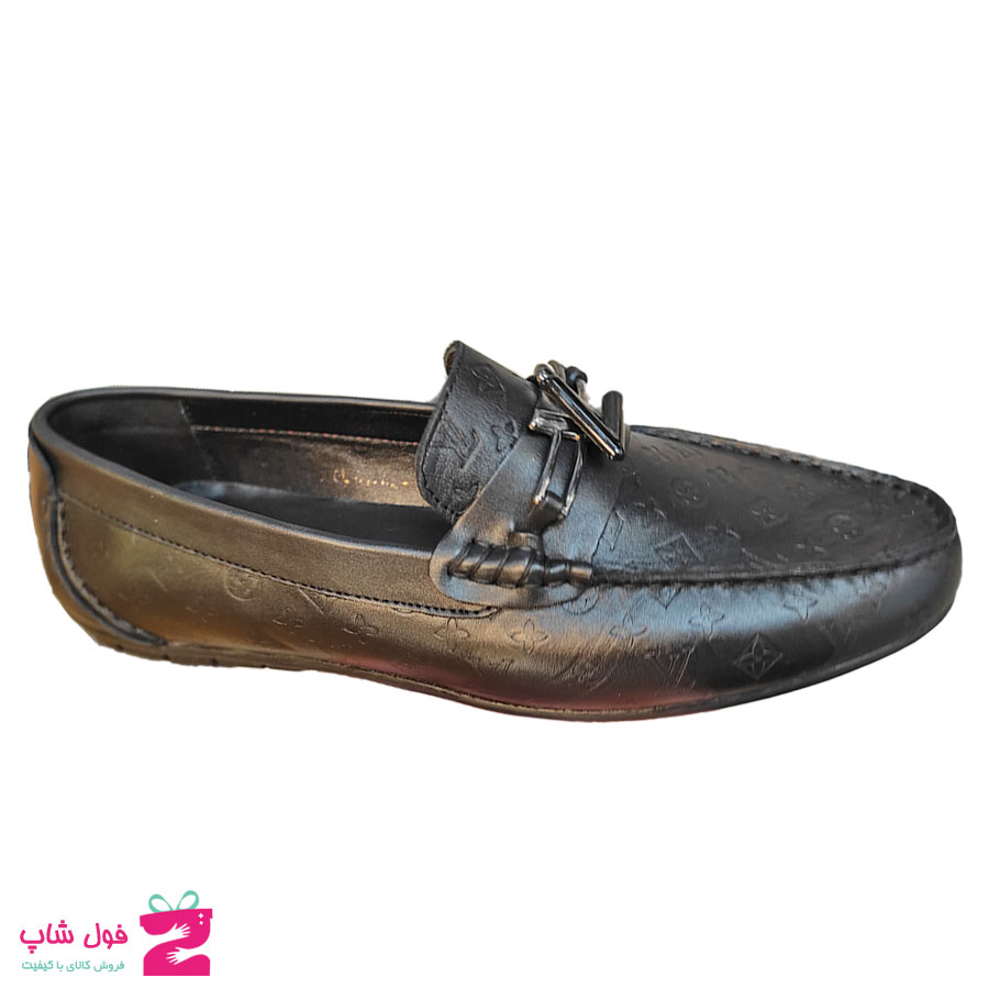 کفش کالج مردانه چرم طبیعی تبریز کد 2237