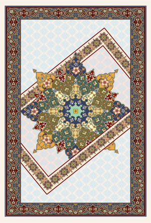  روفرشی مخمل دورکش کد 2005