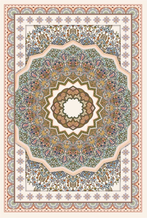  روفرشی مخمل دورکش کد 2029