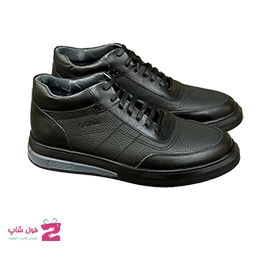 نیم بوت اسپرت مردانه چرم طبیعی  گلد تبریز کد 3369