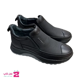 کفش اسپرت شاسی بلند مردانه چرم طبیعی گاوی تبریز کد 3388