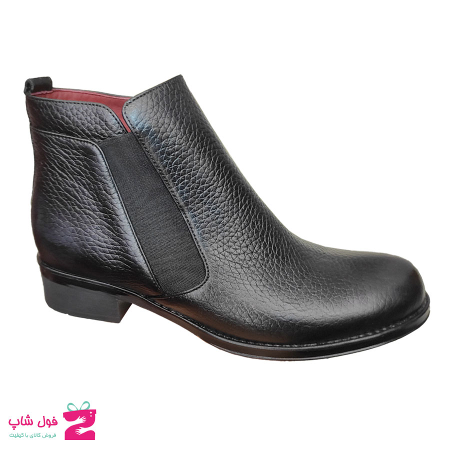 نیم بوت  زنانه چرم  طبیعی تبریز کد 2047