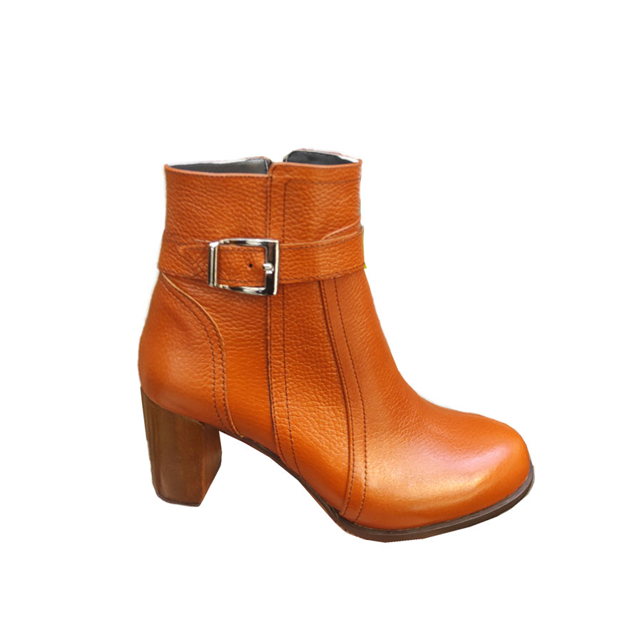 نیم بوت  زنانه چرم  طبیعی تبریز کد 1184