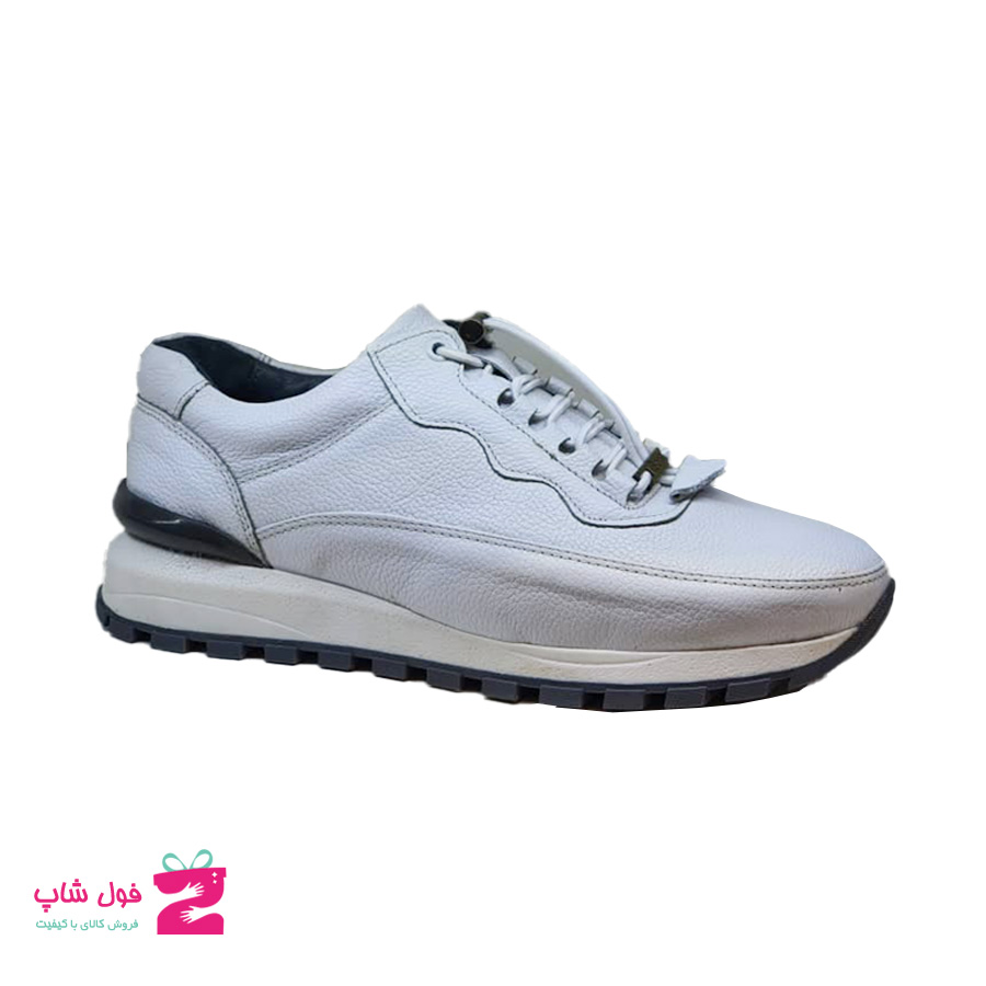 کفش مردانه اسپرت چرم طبیعی گاوی تبریز کد 1536