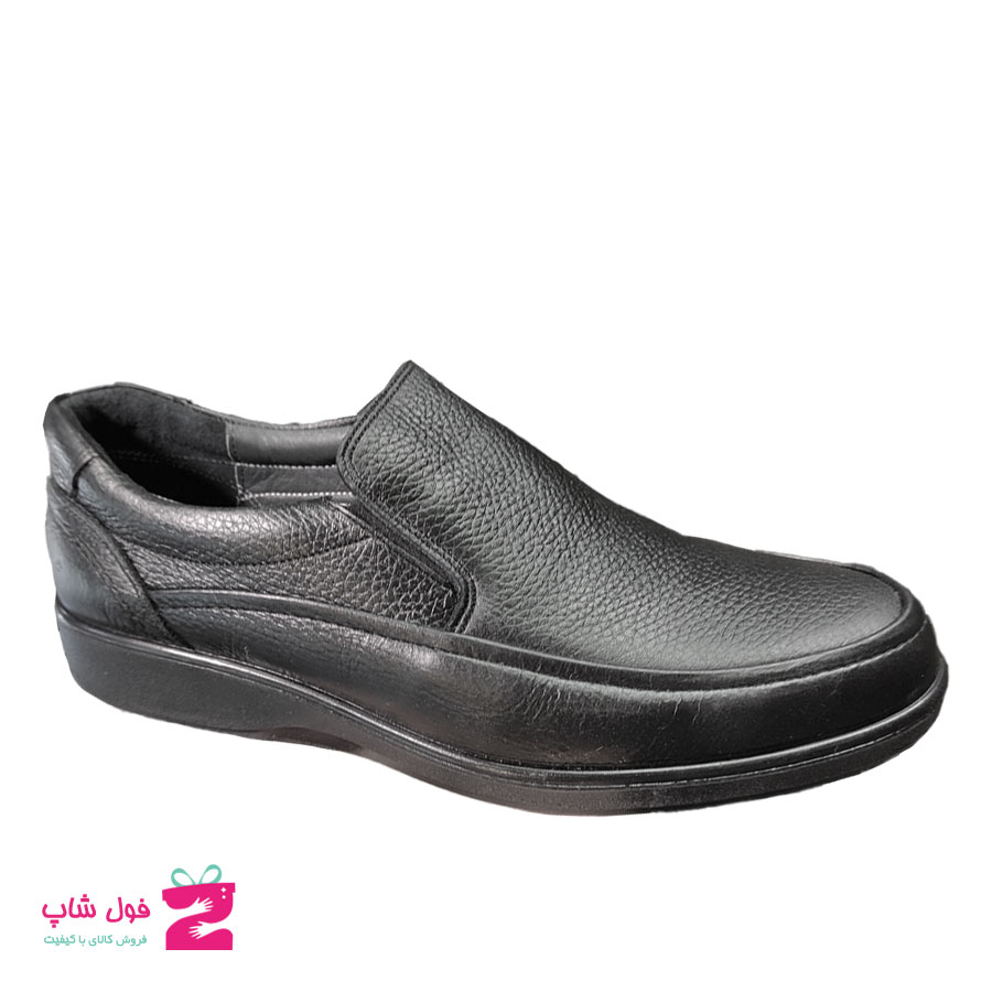 کفش طبی راحتی مردانه چرم طبیعی تبریز کد 1647