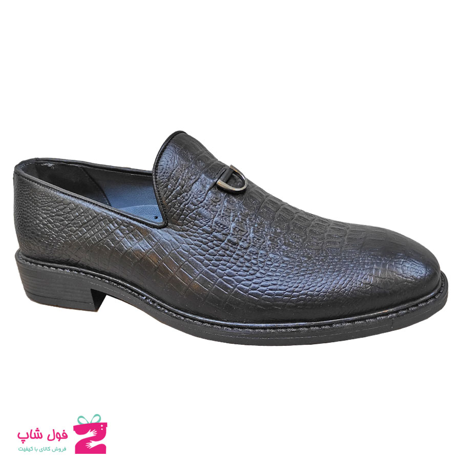 کفش مردانه مجلسی  چرم طبیعی گاوی  تبریز کد 2057