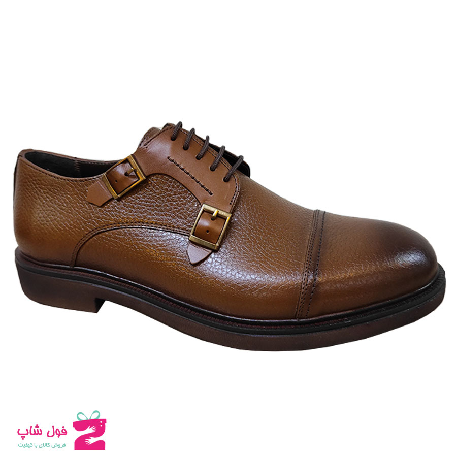 کفش مردانه مجلسی  چرم طبیعی گاوی  تبریز کد 2058
