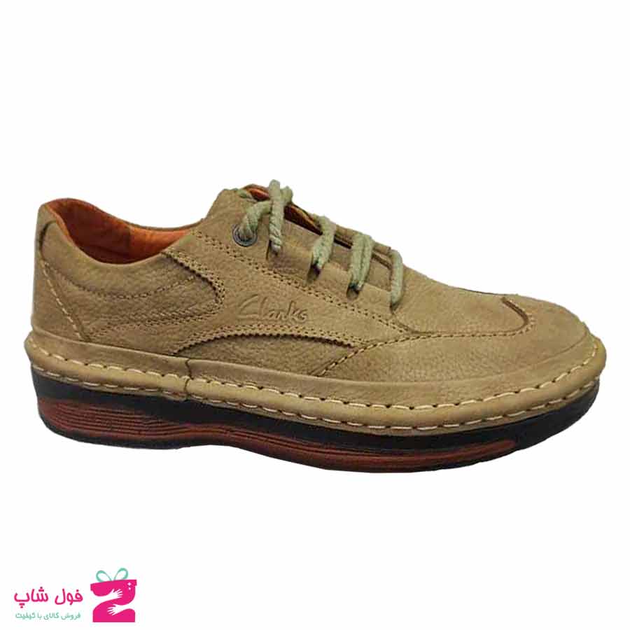 کفش طبی راحتی مردانه چرم طبیعی تبریز کد 2388