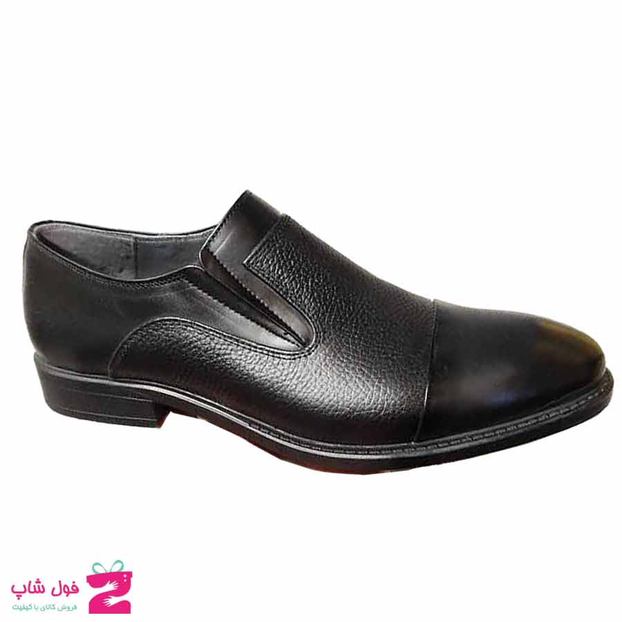 کفش مردانه مجلسی  چرم طبیعی گاوی  تبریز کد 2407