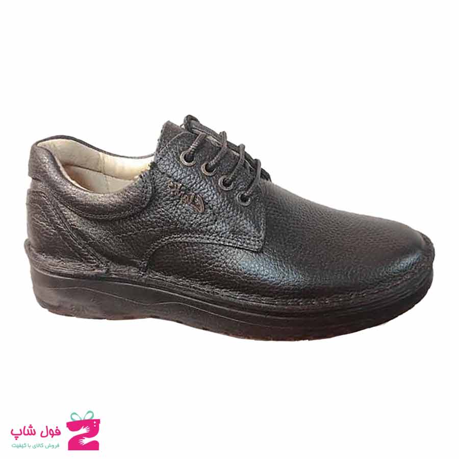 کفش طبی راحتی مردانه چرم طبیعی تبریز کد 2446