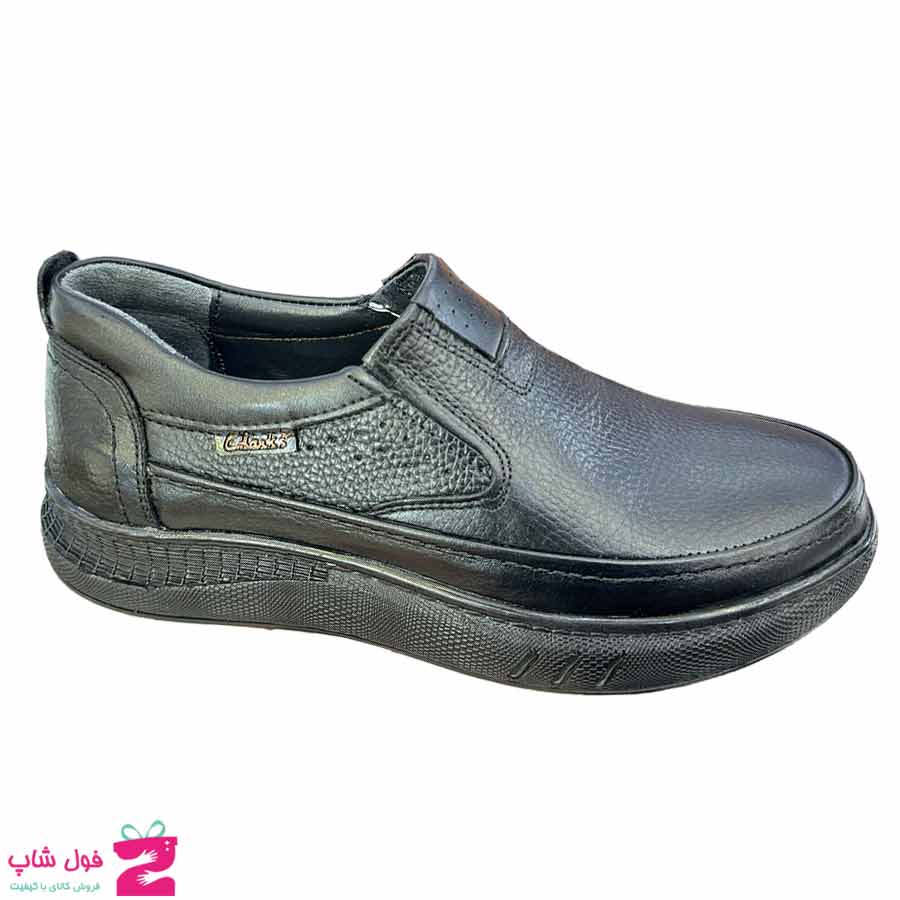 کفش مردانه طبی راحتی چرم طبیعی تبریز کد 3207