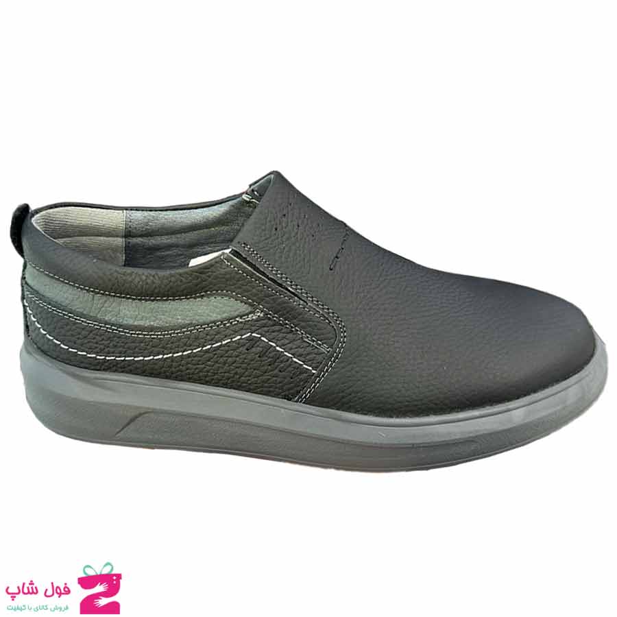 کفش مردانه طبی راحتی چرم طبیعی تبریز کد 3208