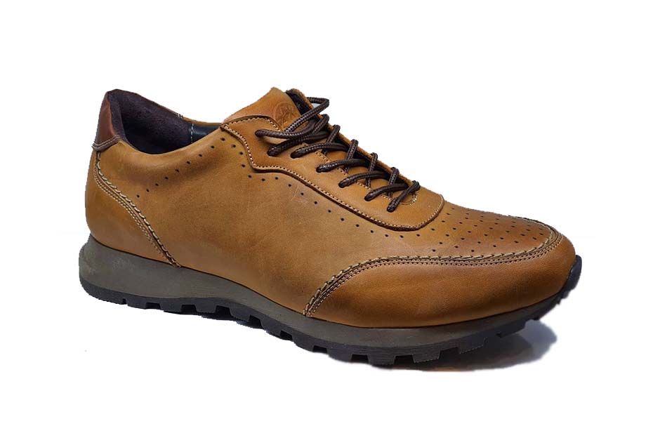 کفش اسپرت مردانه چرم طبیعی  کد 075