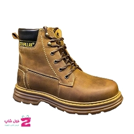 نیم بوت اسپرت مردانه چرم طبیعی  مدل کاترپیلار CAT کد 3358