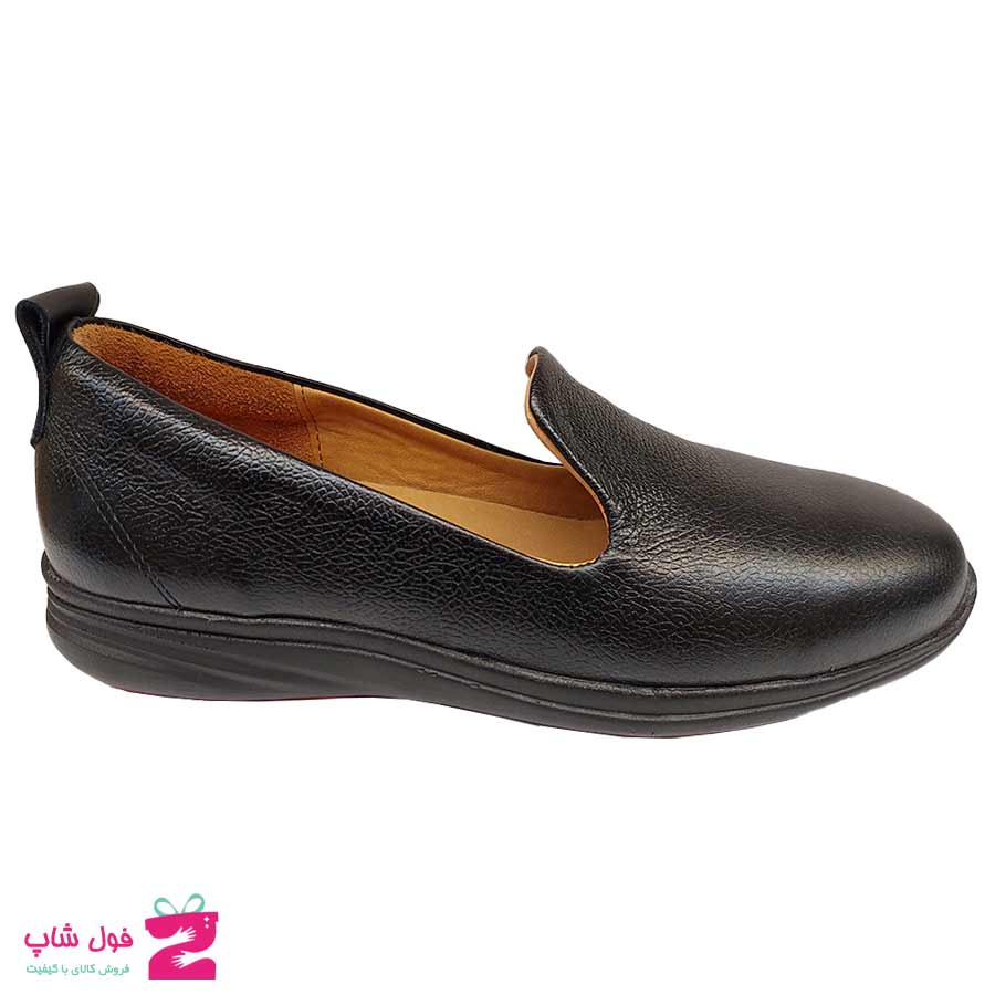 کفش طبی راحتی زنانه بزرگپا چرم طبیعی  تبریز کد 2736