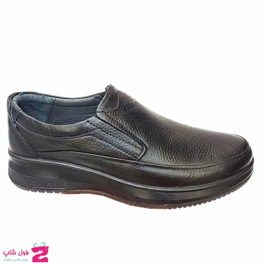 کفش مردانه طبی راحتی چرم طبیعی تبریز کد 2971