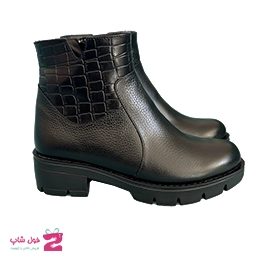 نیم بوت  زنانه چرم  طبیعی تبریز کد 3377