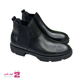 نیم بوت مردانه چرم طبیعی  تبریز کد 3370