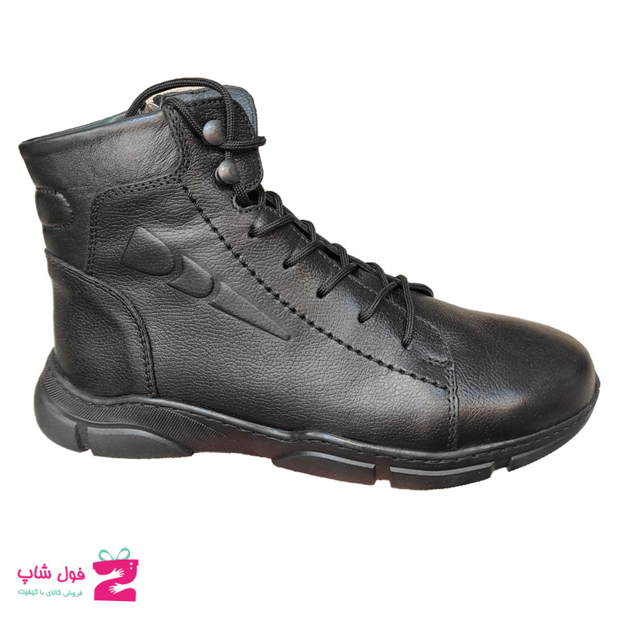 نیم بوت  چرم  طبیعی تبریز سایز کوچک پا 36تا40 کد 2127
