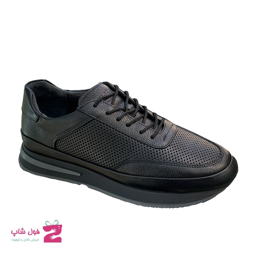 کفش اسپرت مردانه چرم طبیعی گاوی شمس تبریز کد 3373