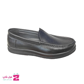 کفش کالج مردانه چرم طبیعی تبریز کد 3439