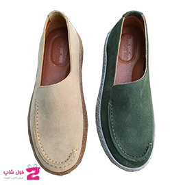 کفش مردانه مدل لوفر چرم طبیعی گاوی 3442