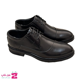 کفش مردانه مجلسی  چرم طبیعی گاوی تبریز کد 3419