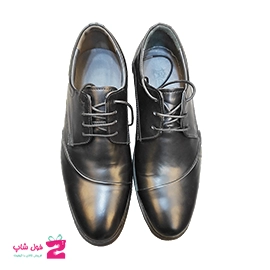 کفش مردانه مجلسی  چرم طبیعی گاوی تبریز کد 3423