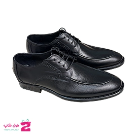 کفش مردانه مجلسی  چرم طبیعی گاوی تبریز کد 3428