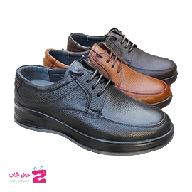 کفش مردانه طبی چرم طبیعی تبریز کد 3480