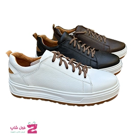کفش مردانه اسپرت چرم طبیعی کد3475
