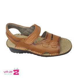 صندل تابستانی  طبی راحتی مردانه چرم طبیعی تبریز کد 3434