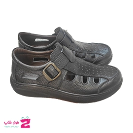کفش تابستانی  طبی راحتی مردانه چرم طبیعی تبریز کد 3438