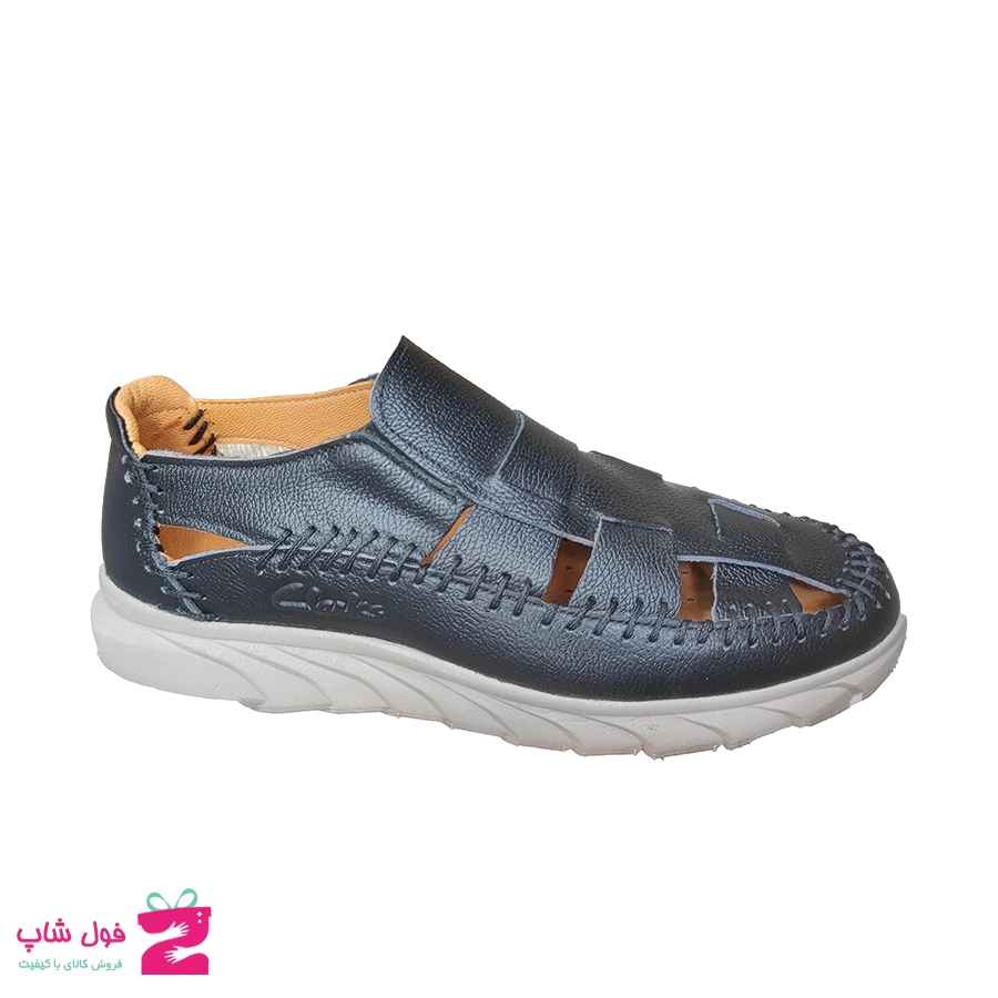کفش تابستانی  طبی فوق سبک مردانه چرم طبیعی تبریز کد 3440